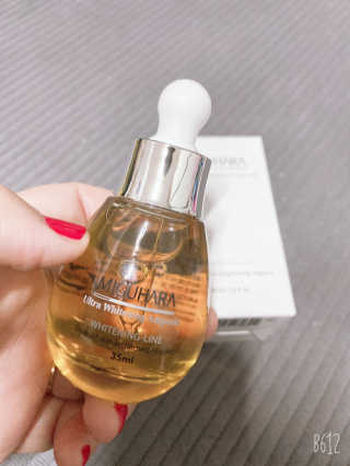 미구하라 울트라 화이트닝 앰플 35ml — 5점을 준 리뷰어가 2020년 5월 올린 사용 사진