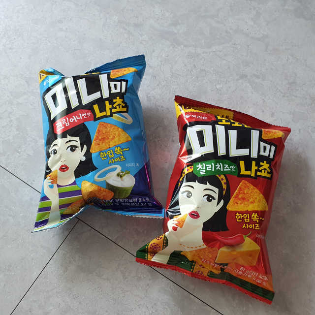 도도한 미니미 나쵸 2종 16봉지 리뷰 사진