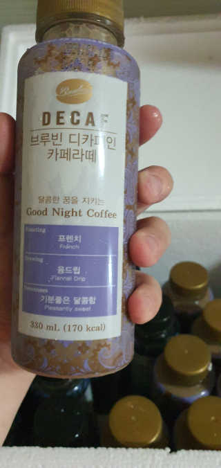 서울에프엔비 브루빈 디카페인 커피 2종 — 5점을 준 리뷰어가 2020년 8월 올린 사용 사진