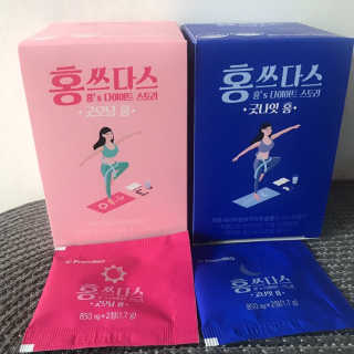 프롬바이오 홍쓰다스 아침,저녁 맞춤형 다이어트식품 14포+14포 — 4점을 준 리뷰어가 2020년 6월 올린 사용 사진