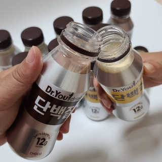 닥터유드링크 단백질 초코맛 and 바나나맛 — 5점을 준 리뷰어가 2020년 8월 올린 사용 사진
