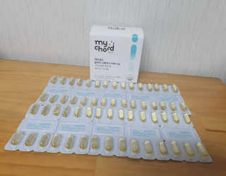 JW중외제약 마이코드 알티지 오메가3 1000 mg — 5점을 준 리뷰어가 2020년 7월 올린 사용 사진
