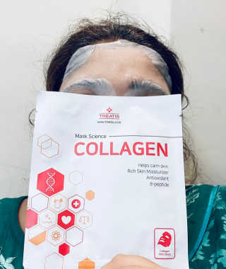 트리티스 [Treatis] Facial Sheet Mask — 5점을 준 리뷰어가 2020년 12월 올린 사용 사진