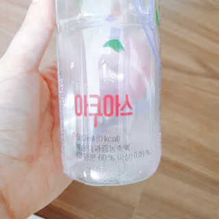 아쿠아스 플레이버워터 ★[아쿠아스] 복숭아 플레이버워터 1BOX 20개입★ — 5점을 준 리뷰어가 2020년 6월 올린 사용 사진