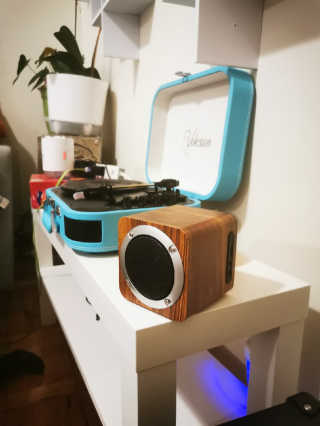 SEVIZ MINI10W 레트로 블루투스 스피커 — 4.5점을 준 리뷰어가 2020년 10월 올린 사용 사진