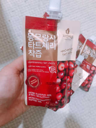 자연에온 몽모랑시 타트체리 착즙 100mL 10개입 2BOX — 4점을 준 리뷰어가 2020년 10월 올린 사용 사진