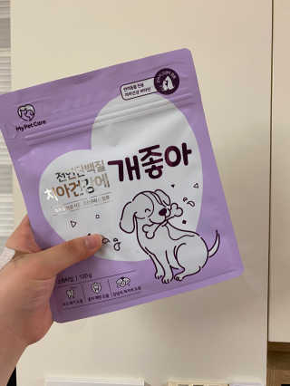 My Pet Care 천연단백질 치아건강에 개좋아 — 5점을 준 리뷰어가 2020년 12월 올린 사용 사진