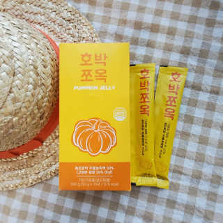 조은약초 국산 늙은 호박즙 호박쪼옥 젤리 20g x 15포 — 5점을 준 리뷰어가 2020년 8월 올린 사용 사진