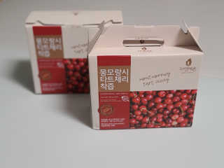 자연에온 몽모랑시 타트체리 착즙 100mL 10개입 2BOX — 5점을 준 리뷰어가 2020년 10월 올린 사용 사진