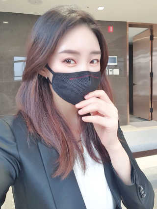 바딕 리얼 3D 항균 필터교체 마스크_30일 패키지 — 5점을 준 리뷰어가 2020년 11월 올린 사용 사진