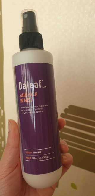 달리프 글램 헤어팩 인미스트 200ml — 5점을 준 리뷰어가 2020년 12월 올린 사용 사진