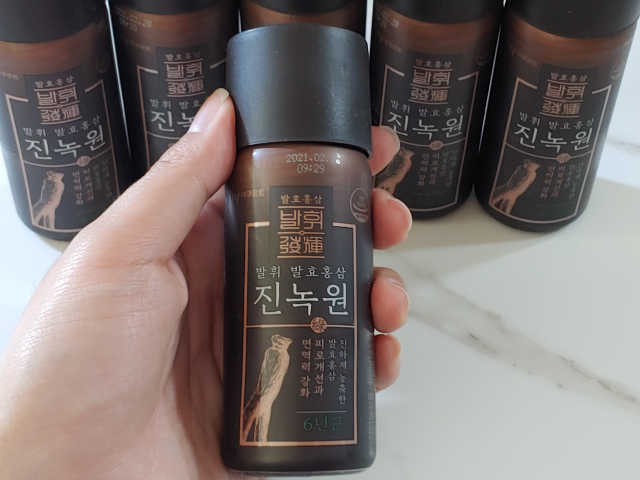 한국야쿠르트 발휘 발효홍삼 진녹綠원 리뷰 사진