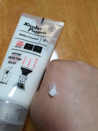 킨더퍼페츠 베이비크림 180ml — 5점을 준 리뷰어가 2020년 9월 올린 사용 사진