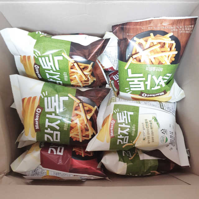 마켓오 감자톡 허브솔트맛/매콤달콤맛 리뷰 사진
