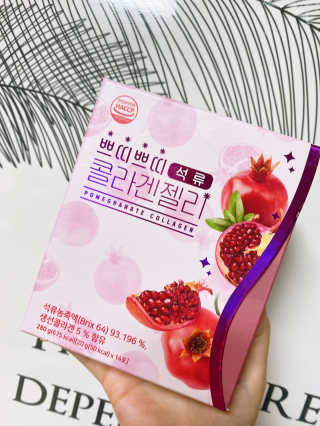 헬스업_쁘띠쁘띠석류콜라겐젤리_20g x 14포 — 2점을 준 리뷰어가 2020년 8월 올린 사용 사진