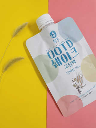 [꾸콤] 참참 OOTD쉐이크 고단백 일주일세트 50g x 5 — 5점을 준 리뷰어가 2020년 10월 올린 사용 사진
