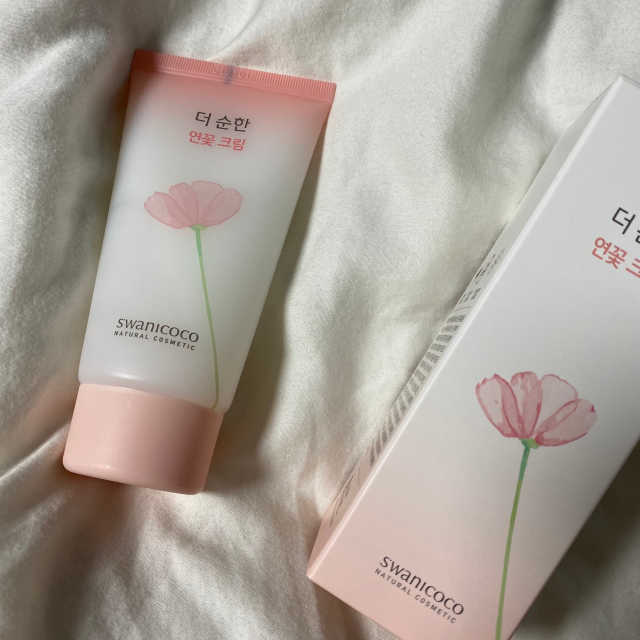 스와니코코 더 순한 연꽃 크림 리뷰 사진