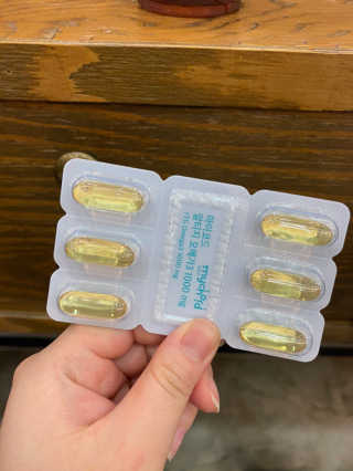 JW중외제약 마이코드 알티지 오메가3 1000 mg — 5점을 준 리뷰어가 2020년 8월 올린 사용 사진