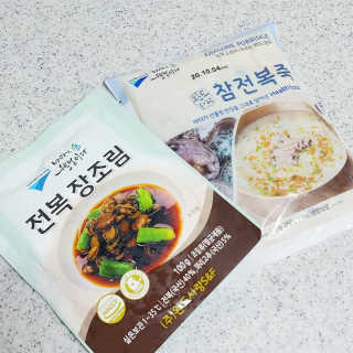 바다는다웰빙이다 완도사랑 전복죽 250g - 2팩 + 전복장조림 2팩 — 5점을 준 리뷰어가 2020년 9월 올린 사용 사진