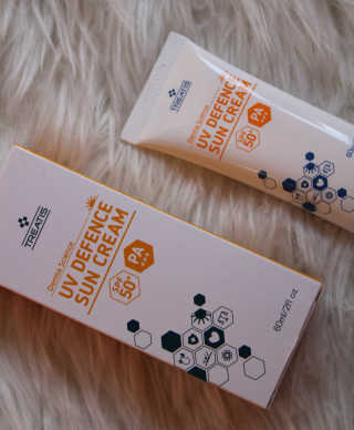 트리티스 US [TREATIS] UV Defence Sun Cream PA+++ / SPF50+ — 5점을 준 리뷰어가 2020년 10월 올린 사용 사진