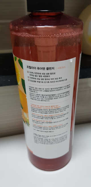 르퀼라야 퓨어텐 올인원 클렌저 810ml 1개 — 5점을 준 리뷰어가 2020년 7월 올린 사용 사진
