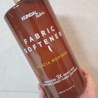 쿤달 시그니처 3배 초고농축 섬유유연제 1580ml — 3.5점을 준 리뷰어가 2020년 10월 올린 사용 사진