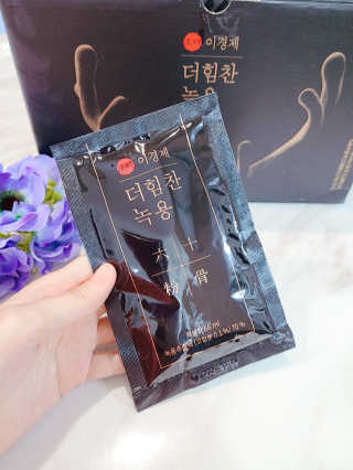 [시즌6] 이경제 더힘찬녹용 1개월분 — 5점을 준 리뷰어가 2020년 6월 올린 사용 사진