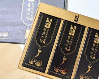 헬스업_천명진프리미엄홍삼스틱_10ml x 30포 — 5점을 준 리뷰어가 2020년 10월 올린 사용 사진