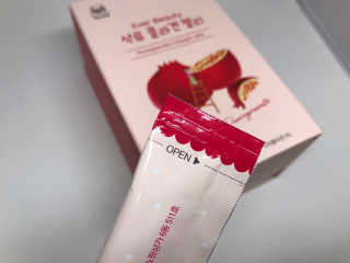 365더건강 에버뷰티 석류콜라겐 젤리 — 5점을 준 리뷰어가 2020년 6월 올린 사용 사진