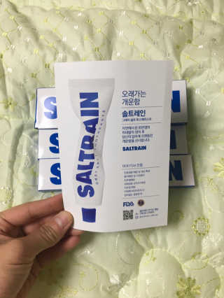 오래가는 개운함 솔트레인 덴탈케어 SET — 5점을 준 리뷰어가 2020년 11월 올린 사용 사진