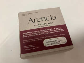 Arencia 아렌시아 와일드피그 샴푸바 — 4점을 준 리뷰어가 2020년 12월 올린 사용 사진