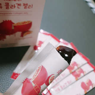 365더건강 에버뷰티 석류콜라겐 젤리 — 5점을 준 리뷰어가 2020년 7월 올린 사용 사진
