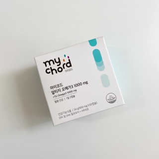 JW중외제약 마이코드 알티지 오메가3 1000 mg — 5점을 준 리뷰어가 2020년 9월 올린 사용 사진