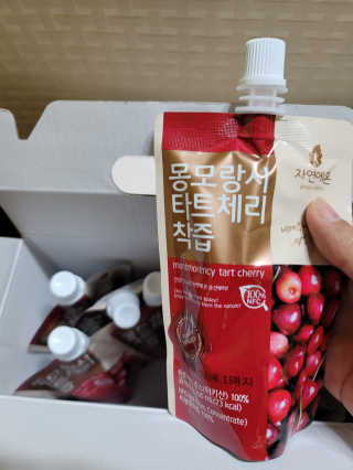 자연에온 몽모랑시 타트체리 착즙 100mL 10개입 2BOX — 3.5점을 준 리뷰어가 2020년 10월 올린 사용 사진
