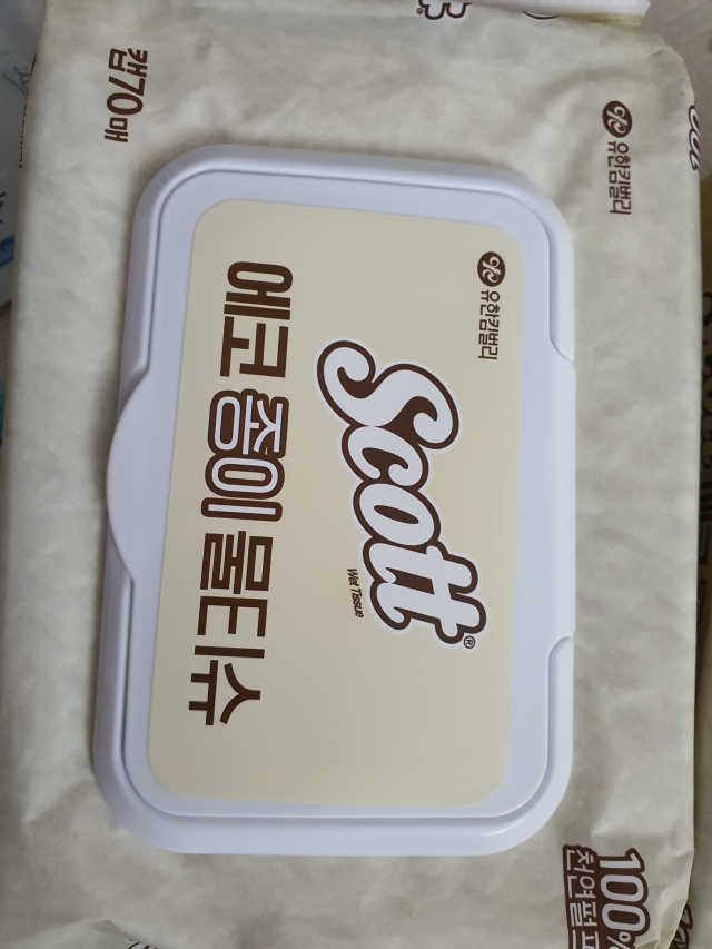 스카트 에코물티슈 리뷰 사진