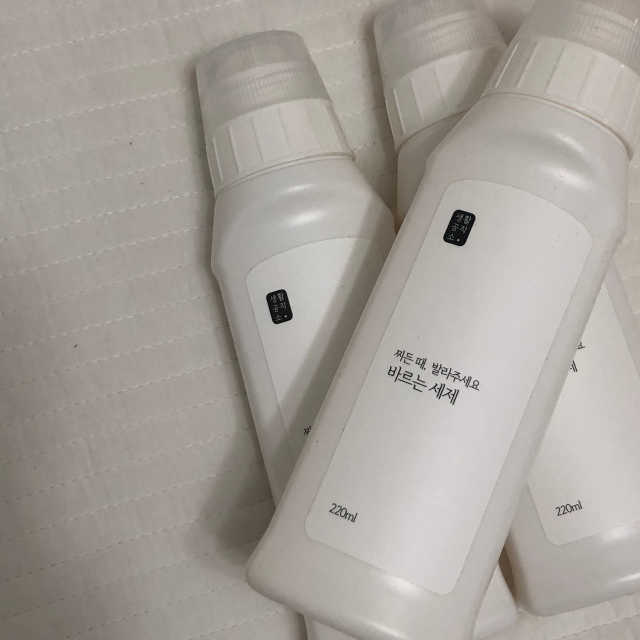 [생활공작소] 바르는 세제 220ml x 3입 리뷰 사진