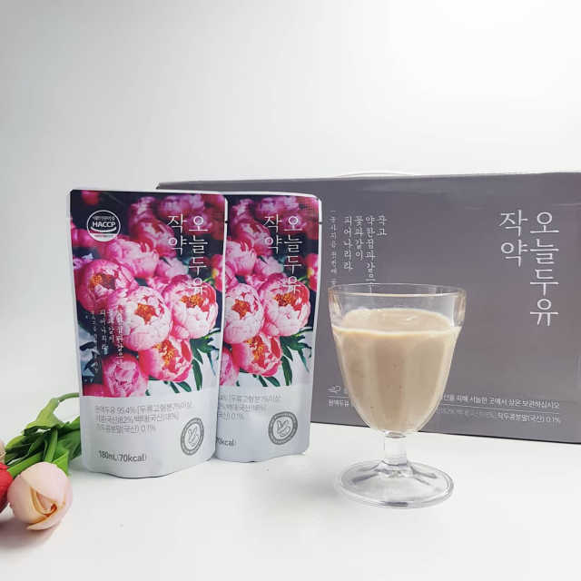 약콩과 작두콩으로 만든 오늘두유 작약 리뷰 사진