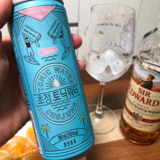 일화 소주와환상궁합 세계 3대 광천수로만든 초정토닉워터 — 5점을 준 리뷰어가 2020년 5월 올린 사용 사진
