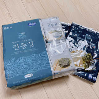 한촌몰 바다공작소 전통김_명품돌김세트 — 4점을 준 리뷰어가 2020년 11월 올린 사용 사진