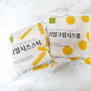 가치식탁 리얼치즈스틱, 리얼크림치즈볼 — 5점을 준 리뷰어가 2020년 4월 올린 사용 사진