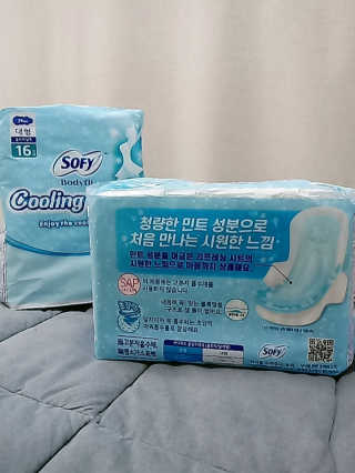 LG유니참 쏘피SOFY [SOFY] 바디피트 쿨링프레쉬 — 5점을 준 리뷰어가 2020년 5월 올린 사용 사진