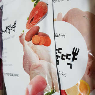 펫토리아 한끼뚝딱 프리미엄 고양이사료_그레인프리/헤어볼케어 — 5점을 준 리뷰어가 2020년 6월 올린 사용 사진