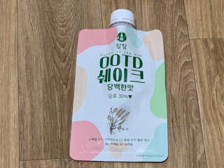 [꾸콤] 참참 OOTD쉐이크 담백한 일주일세트 50g x 5 — 5점을 준 리뷰어가 2020년 10월 올린 사용 사진