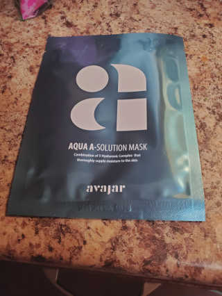 Avajar A-Solution 마스크 — 5점을 준 리뷰어가 2020년 12월 올린 사용 사진