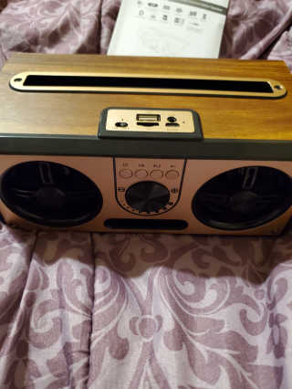 SEVIZ RETRO20W 레트로 블루투스 스피커 — 5점을 준 리뷰어가 2020년 6월 올린 사용 사진