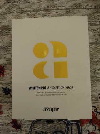 Avajar A-Solution 마스크 — 5점을 준 리뷰어가 2020년 12월 올린 사용 사진