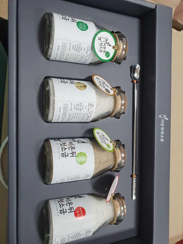비온뒤첫소금 프리미엄 천일염 4종 SET 리뷰 사진