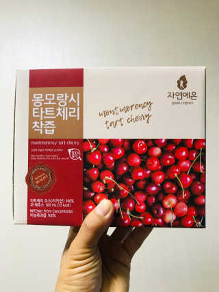 자연에온 몽모랑시 타트체리 착즙 100mL 10개입 2BOX — 5점을 준 리뷰어가 2020년 11월 올린 사용 사진