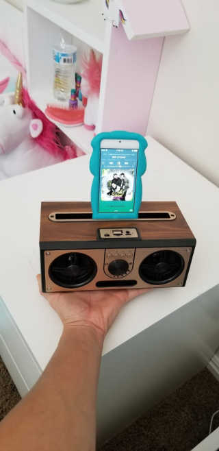 SEVIZ RETRO20W 레트로 블루투스 스피커 — 5점을 준 리뷰어가 2020년 7월 올린 사용 사진