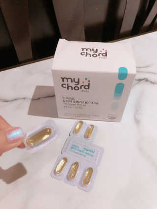 JW중외제약 마이코드 알티지 오메가3 1000 mg — 5점을 준 리뷰어가 2020년 9월 올린 사용 사진